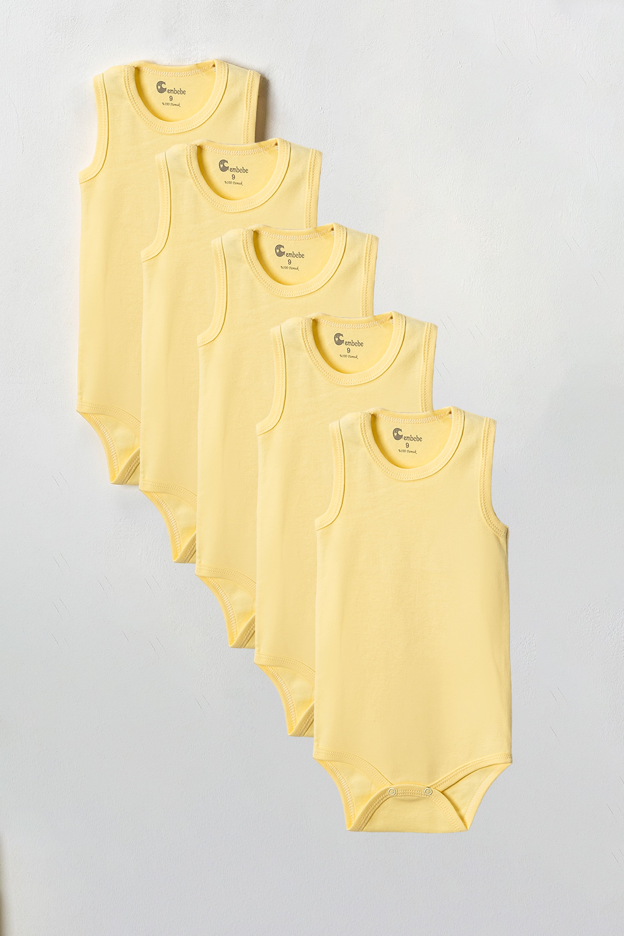 Büyük Boy Çocuk Çıtçıtlı Body 2-3-4-5-6-7-8-9-10-11-12 Yaş Çocuk Body (5 Adet)