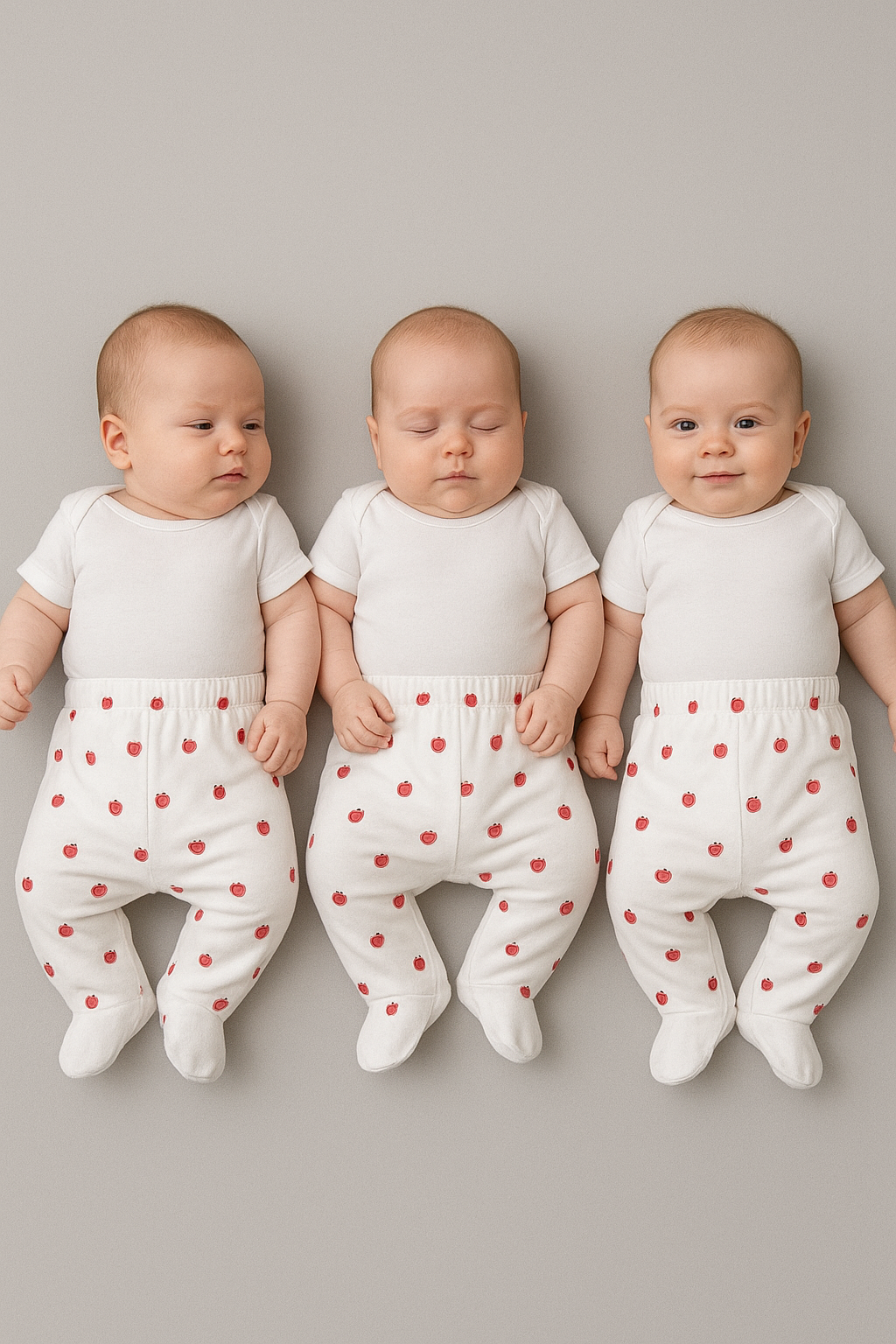 HelloBaby 3 Adet Bebekler İçin Patikli Pantolon Seti
