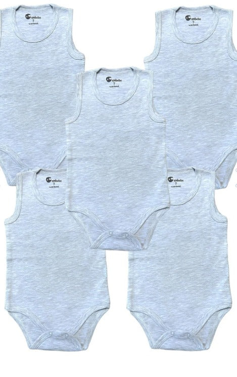 Büyük Boy Çocuk Çıtçıtlı Body 2-3-4-5-6-7-8-9-10-11-12 Yaş Çocuk Body (5 Adet)