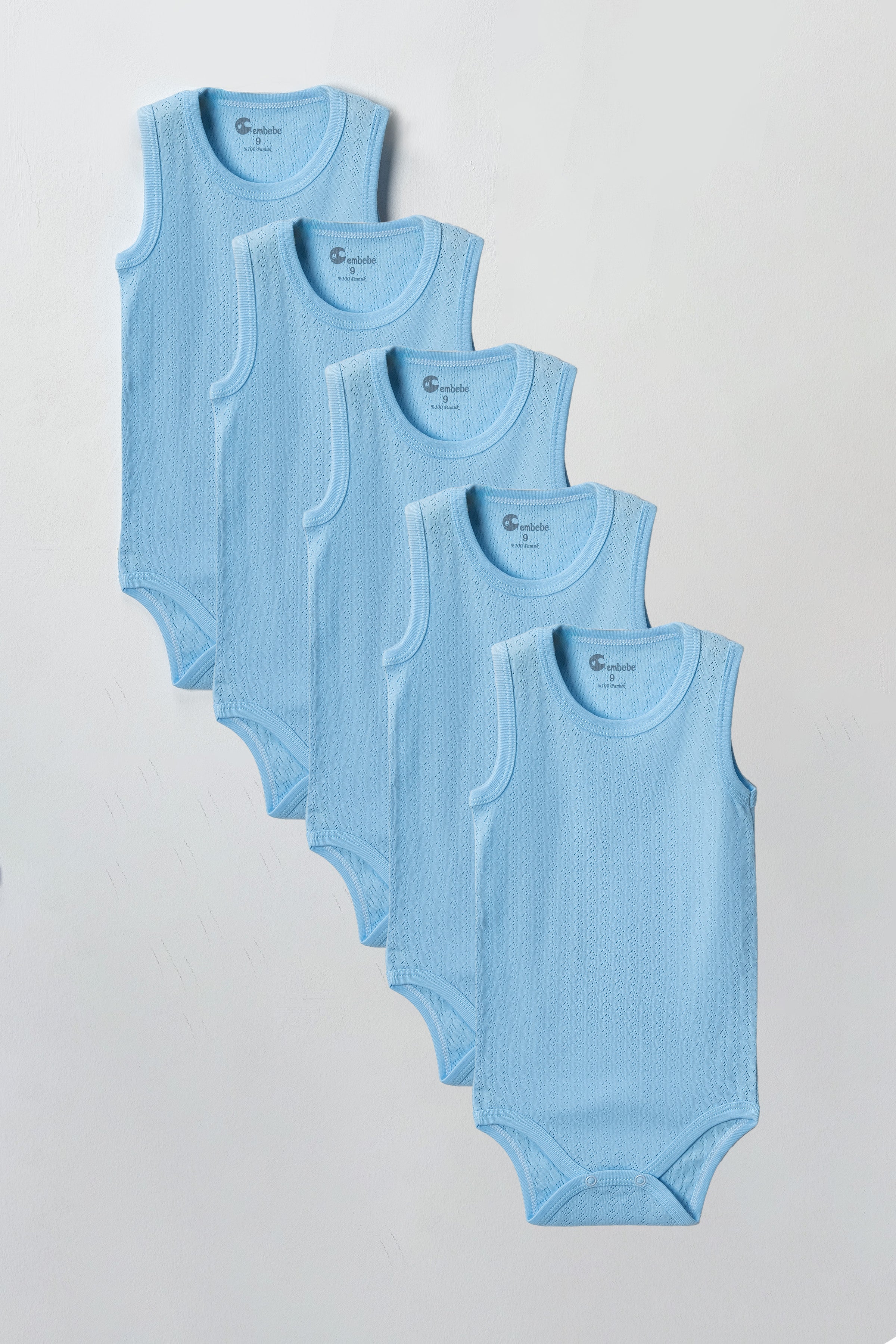 Büyük Boy Jakarlı Kumaş (5 ADET) Alttan Çıtçıtlı Body Zıbın Özel Çocuklara Uyumlu