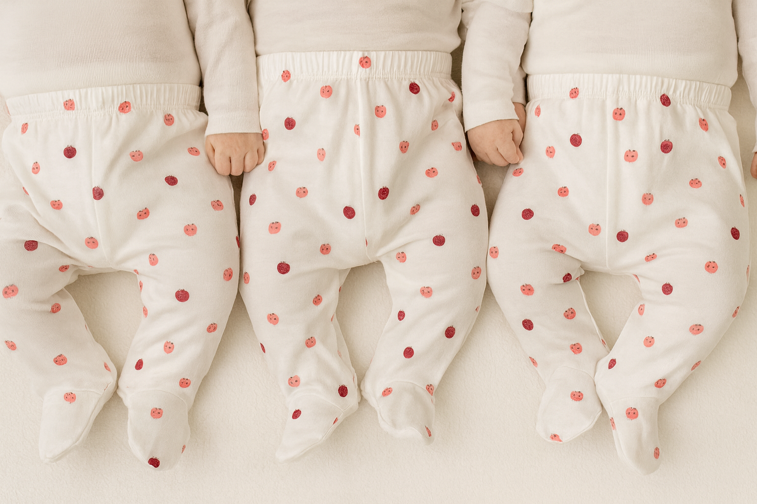 HelloBaby 3 Adet Bebekler İçin Patikli Pantolon Seti