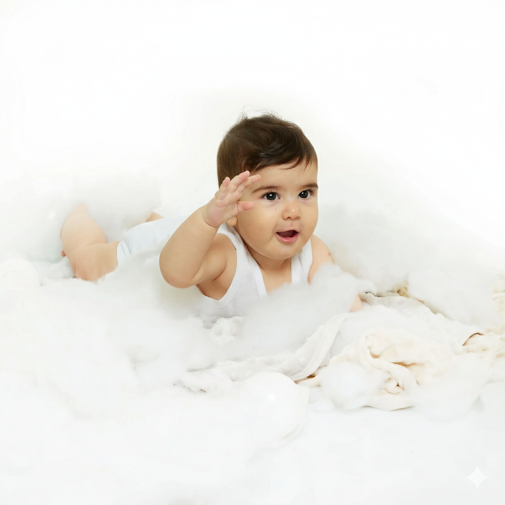 HelloBaby Unisex 5li Beyaz Body Zarf Yaka Atlet Kol
