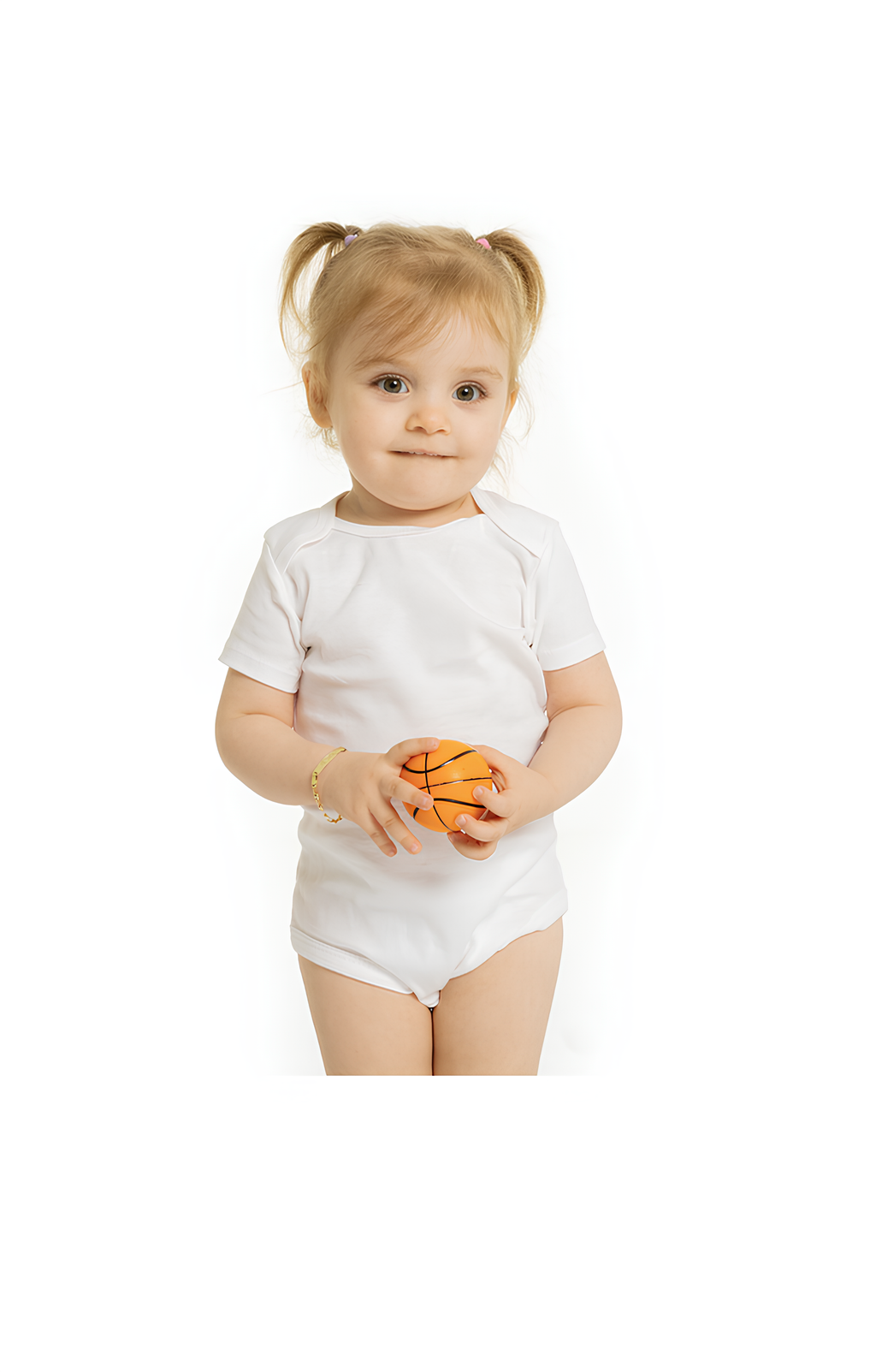 HelloBaby Unisex (5 Adet) Beyaz Body Bisiklet Yaka Kısa Kol Beyaz