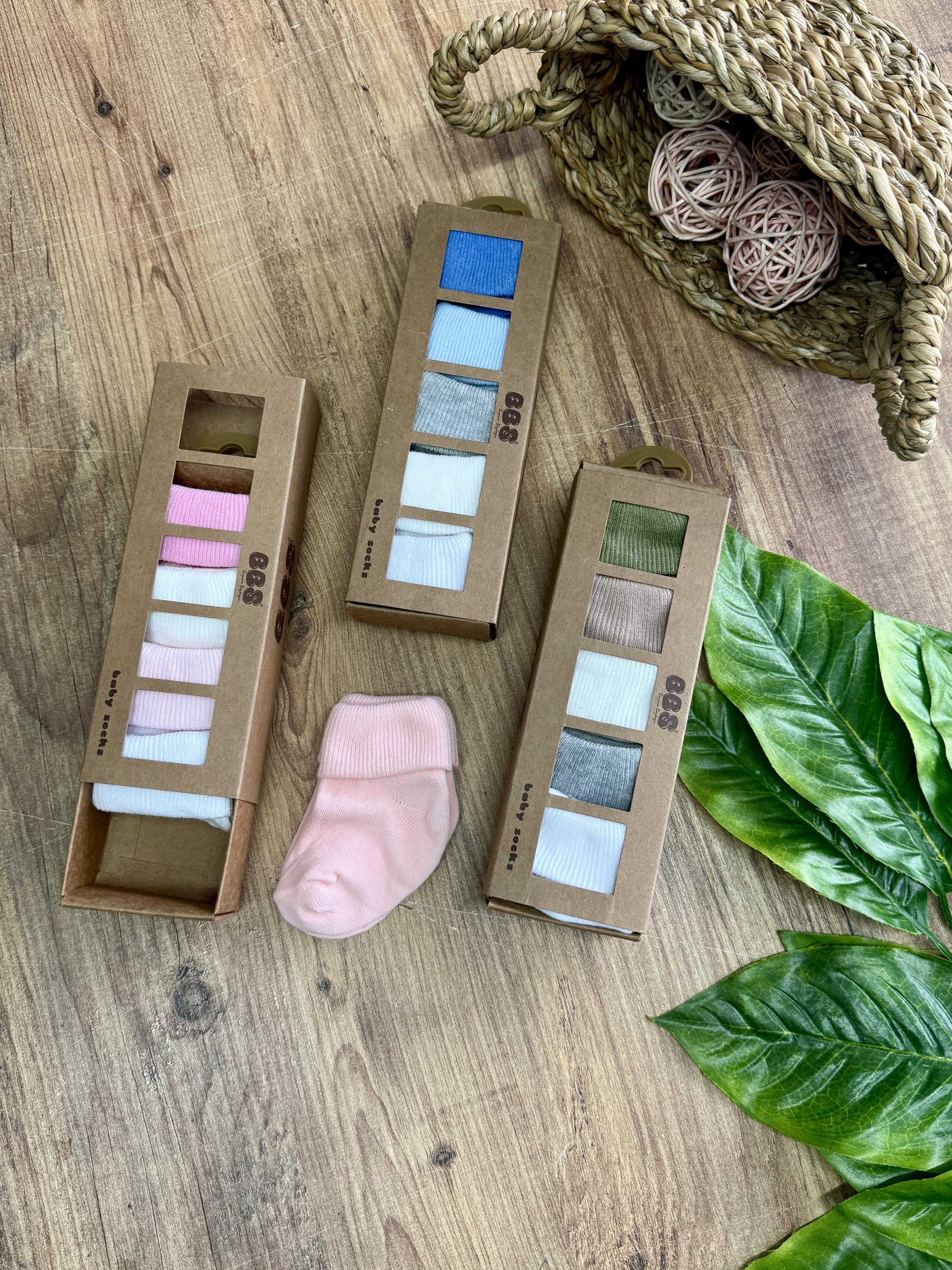 Bebekler İçin 5 Çift 1 Kutu Çorap