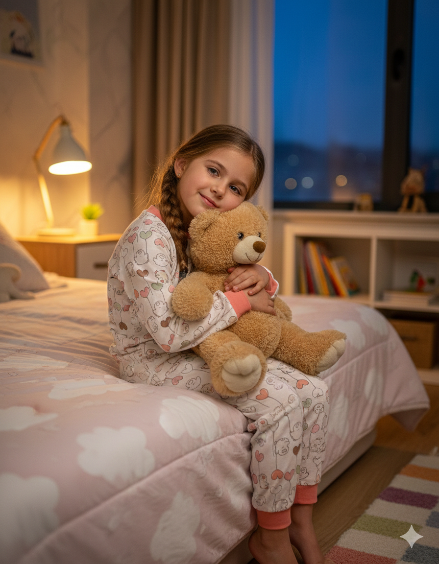 Çocuklar İçin Mevsime Uygun Pamuk Pijama Takımları