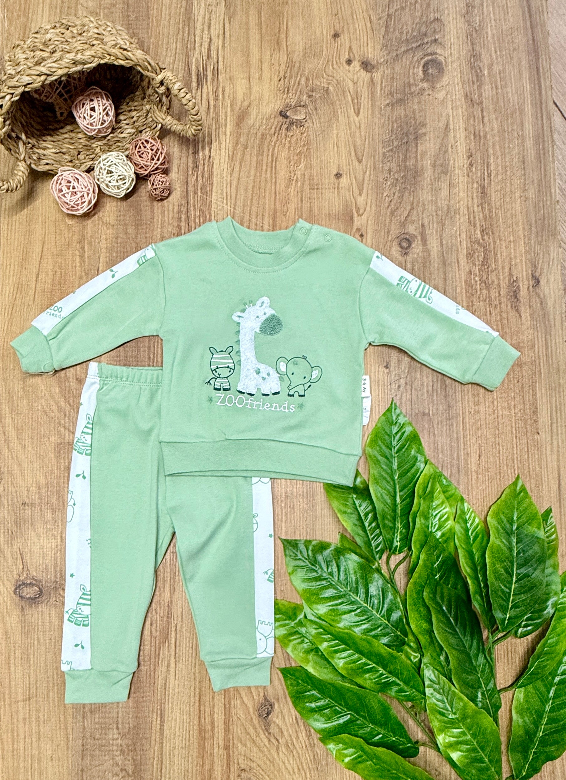 Baby Can Zürafa Erkek Bebek Takım