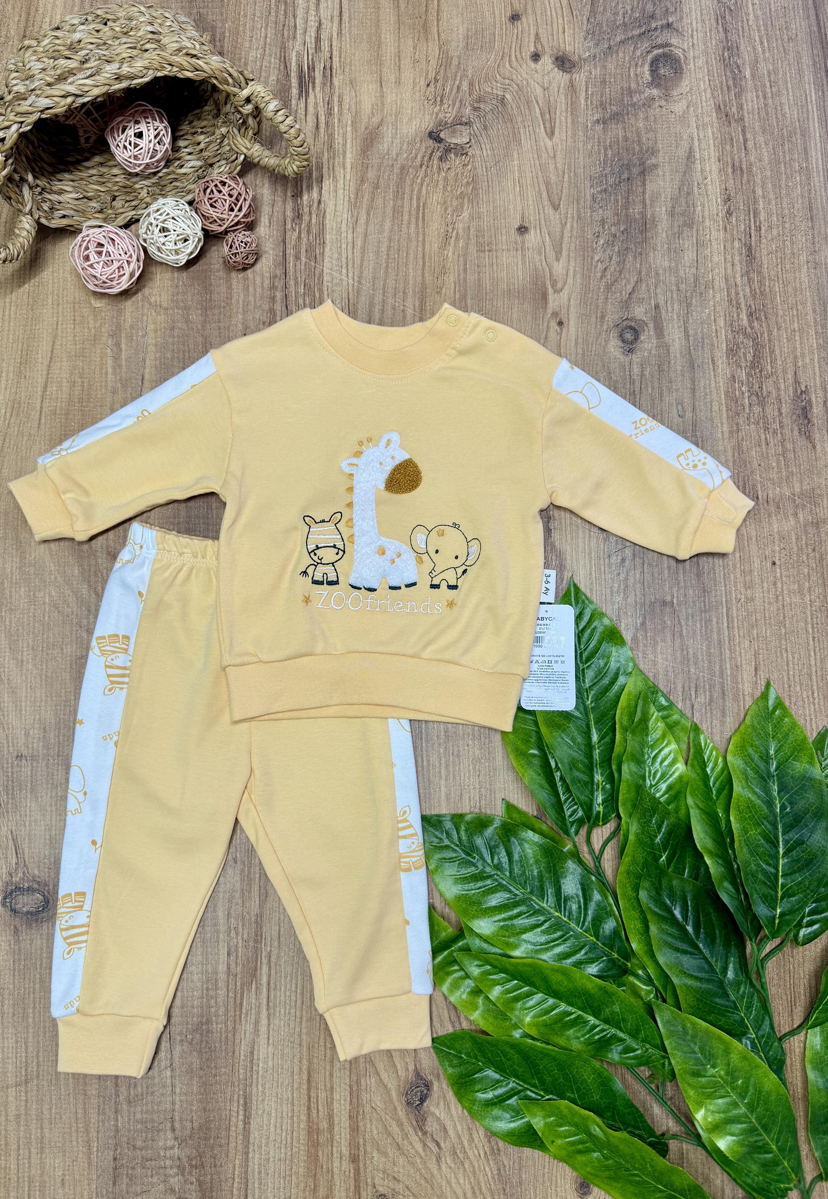 Baby Can Zürafa Erkek Bebek Takım