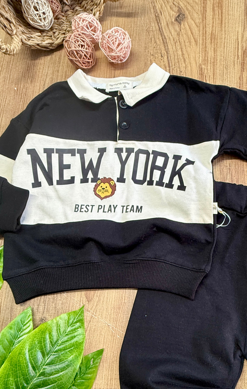 Erkek Çocuk Mevsimlik New York Yazılı Takım