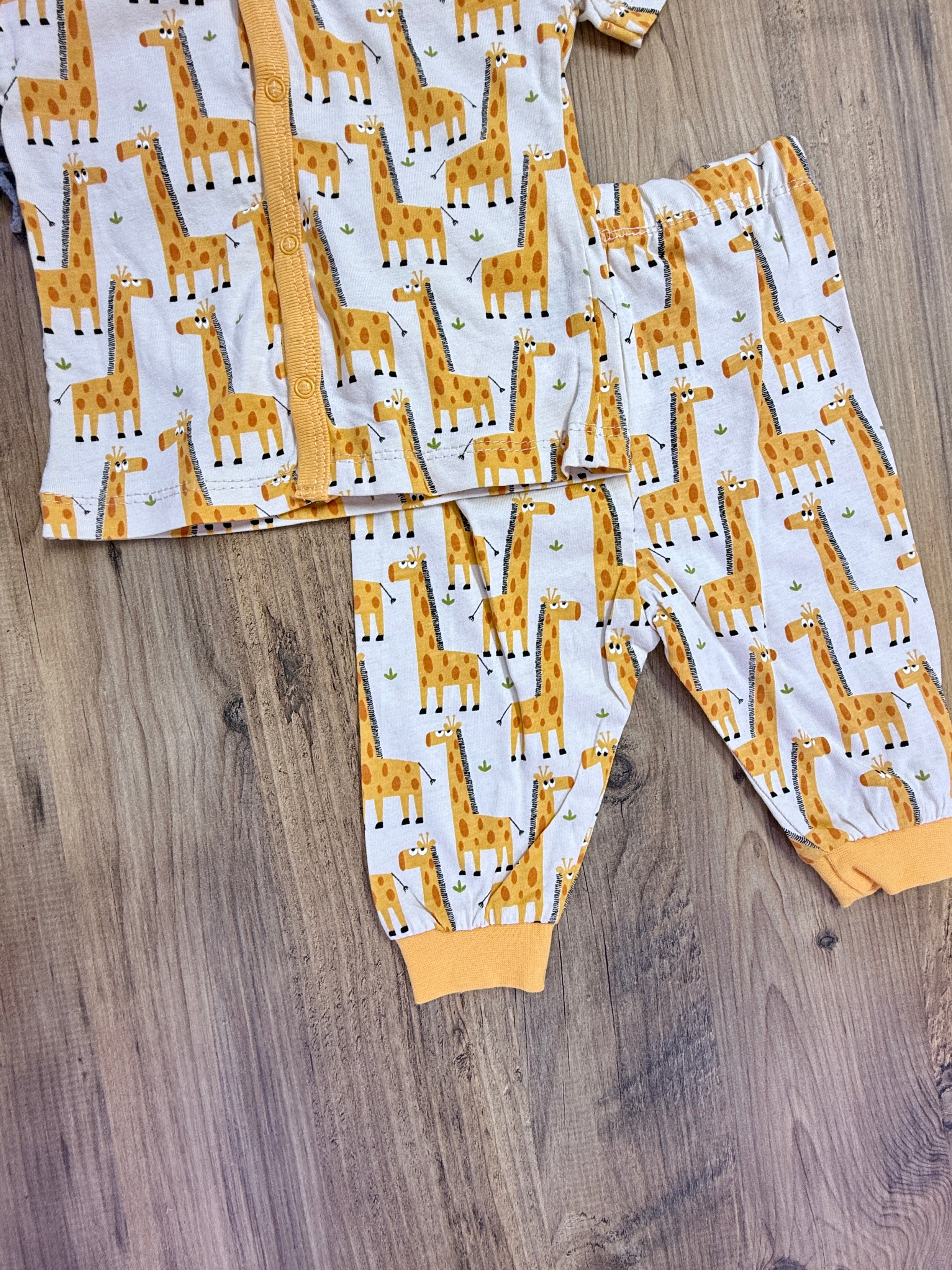 Hello Baby Erkek Çocuk Zürafa Pijama
