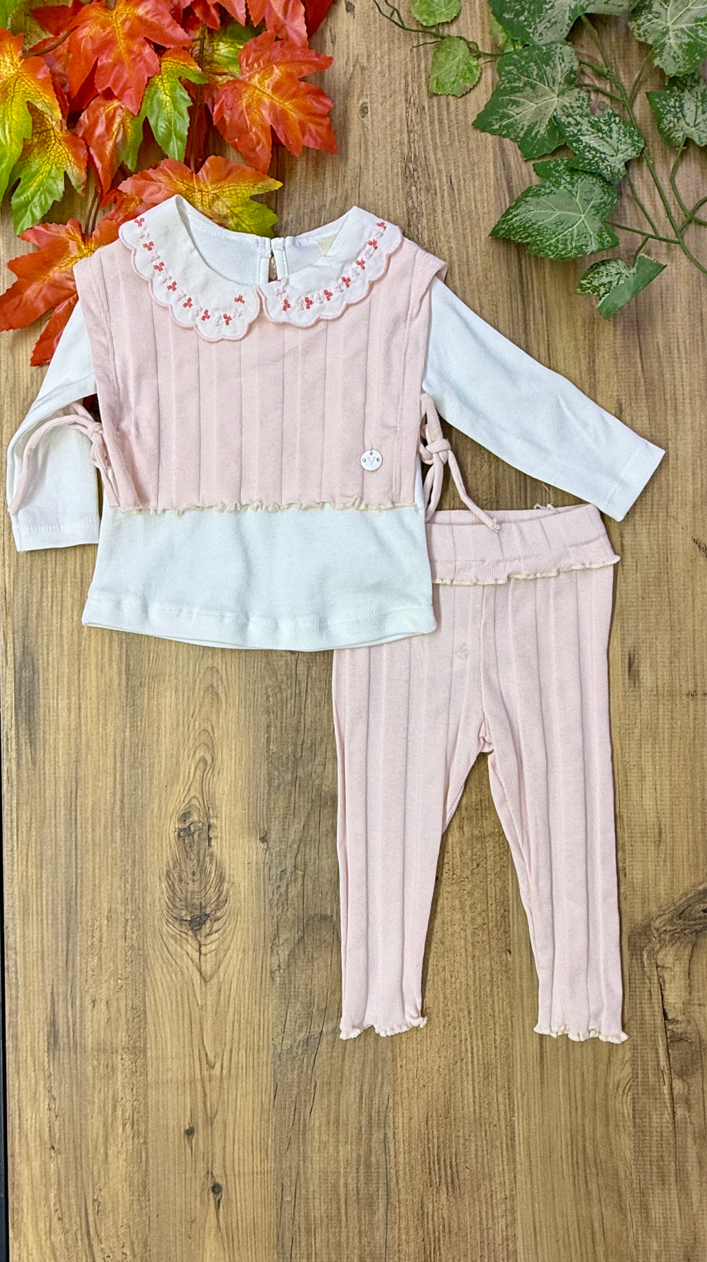 Kız Bebek 3lü Mevsimlik Penye Takım