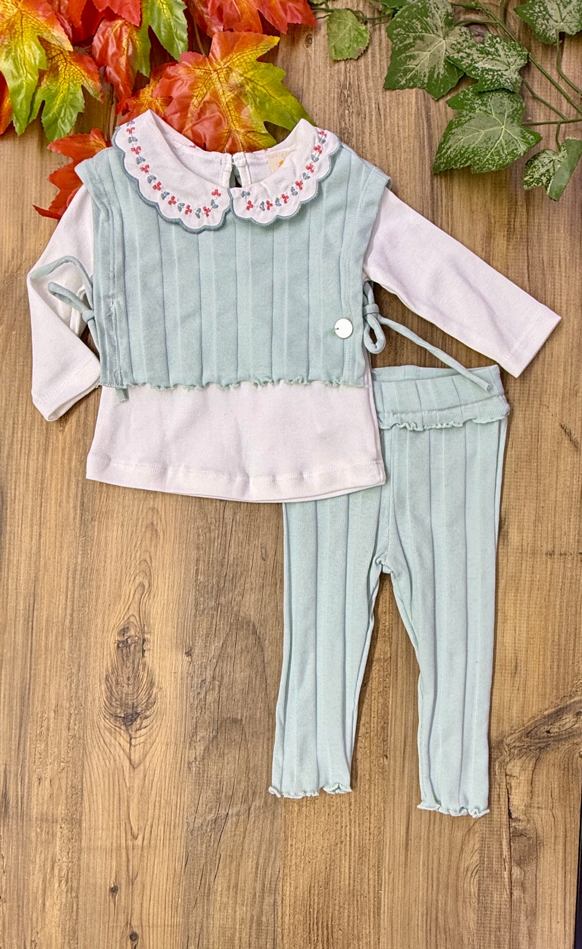 Kız Bebek 3lü Mevsimlik Penye Takım
