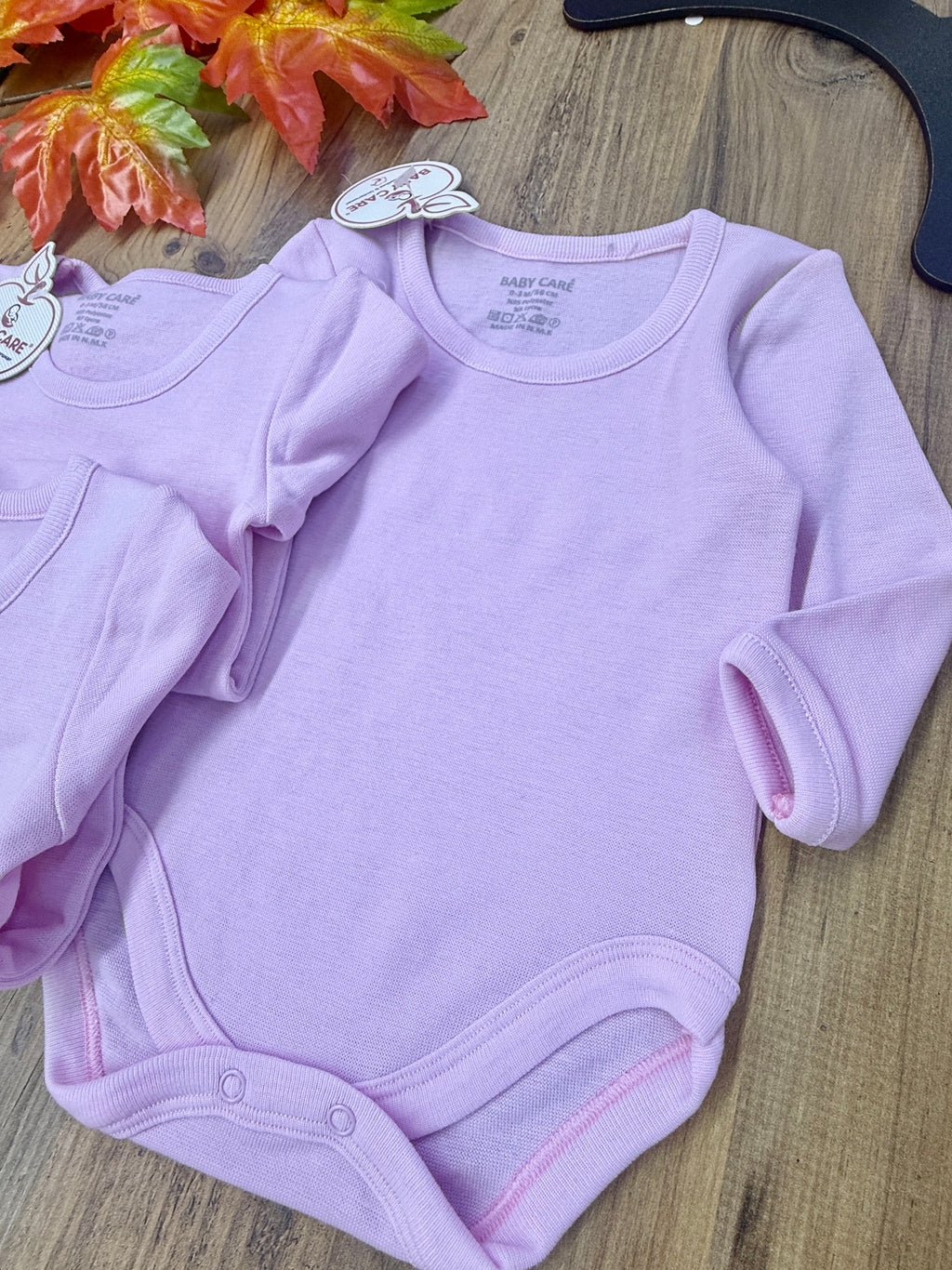 Yenidoğan Bebek Termal Badi 3’lü Set Uzun Kollu, Alttan Çıtçıtlı Kışlık Body