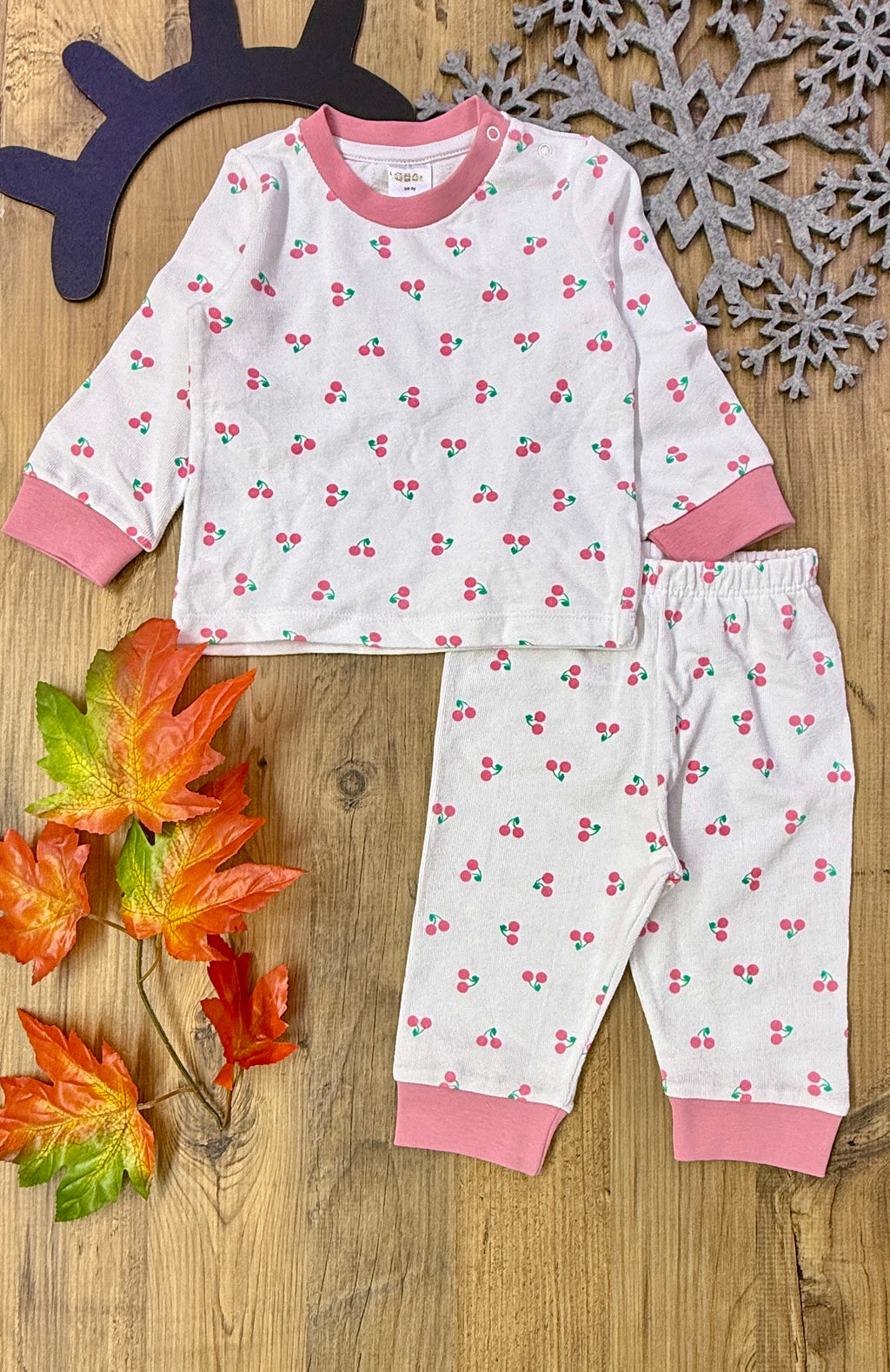 Kız Bebek Baharlık Kışlık Pijama Takımı Yumuşacık Esnek Rahat Kumaş