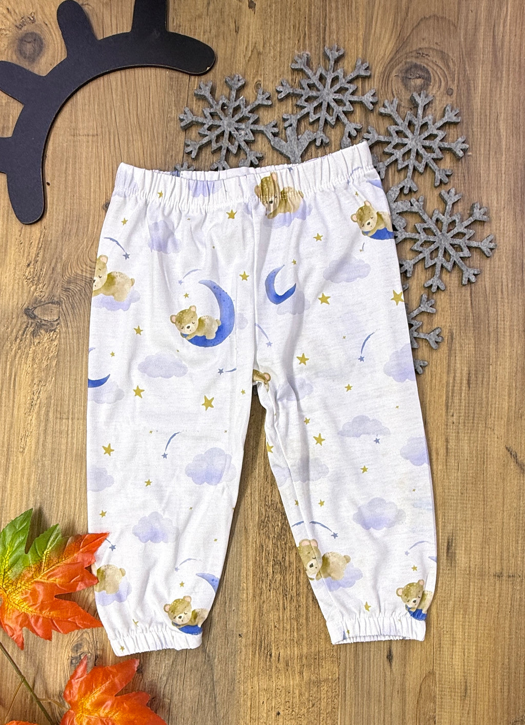 Bebek Ve Çocuklar İçin Üçlü Pijama Alt Setleri Rahat Kesim Yumuşak Kumaş Tek Altlar